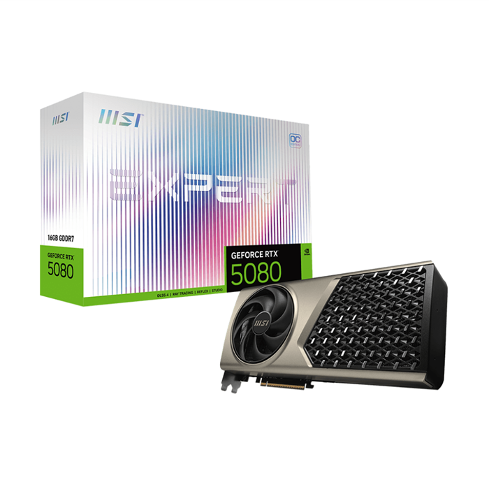 کارت گرافیک ام اس آی مدل GeForce RTX 5080 EXPERT OC 16G